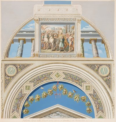 Keret és boltozat Triumph Davidsszel. 1774 alkotó: Gaetano Savorelli