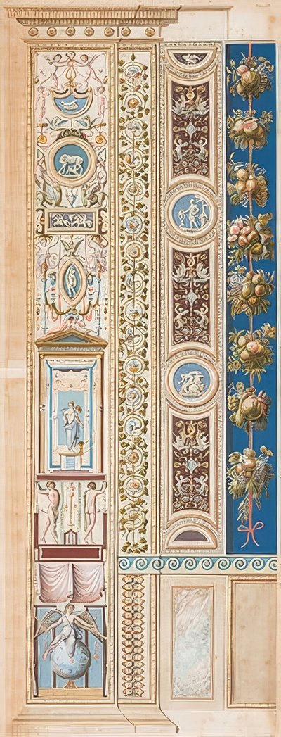 Pilaster Loggia IV (dísz, amelyben a dicsőség zsenije lakik) alkotó: Gaetano Savorelli