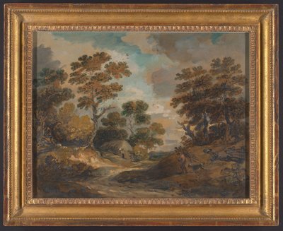 Landschaft: Mann mit Reisigbündeln alkotó: Gainsborough Dupont