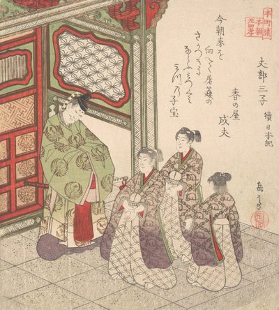 Nyomtatás, kb. 1830. alkotó: Gakutei