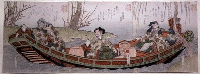 Sendai csoport triptichonja: Shu Királyság három hőse, 1818-30 körül (fatömbnyomat) alkotó: Gakutei Harunobu