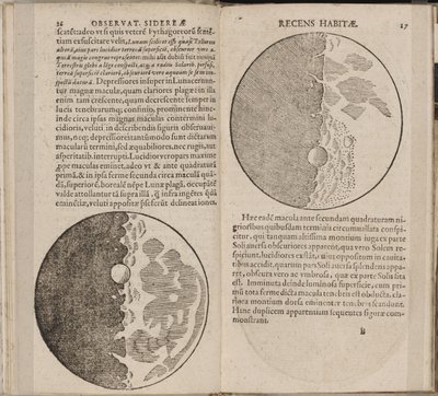 Galileo Galilei Sidereus Nuncius Sidereal Messenger című könyvének levele, 1610 alkotó: Galileo Galilei