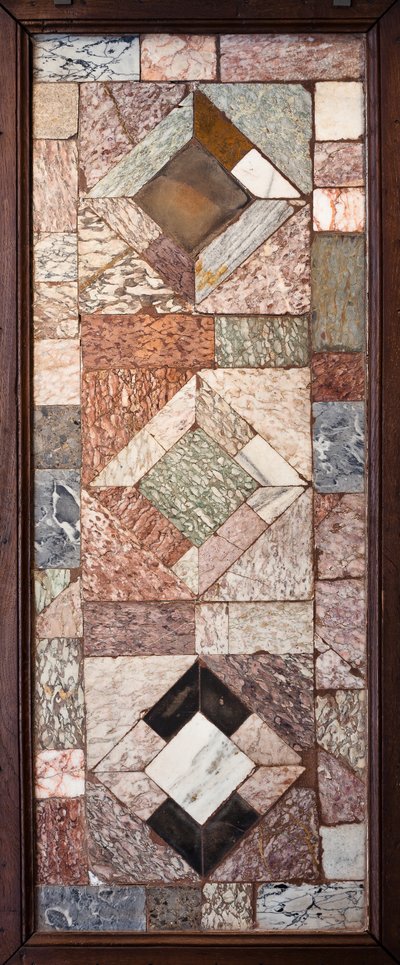 burkolat, - (Opus sectile márványból) alkotó: Gallo-Roman Gallo-Roman