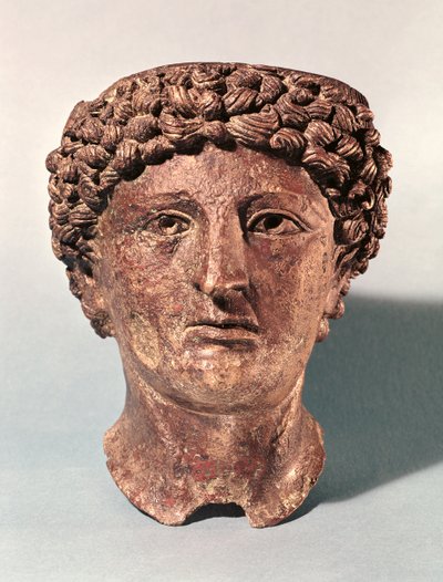 Az Apollo vezetője, Lillebonne-ból (bronz) alkotó: Gallo Roman
