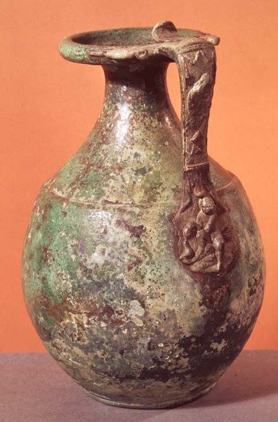 Oinochoe, Etreux-ból (bronz) alkotó: Gallo Roman