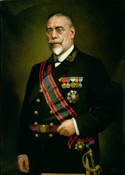 Manuel Allende Salazar (1865-1923) portréja (olaj, vászon) alkotó: Gamoral