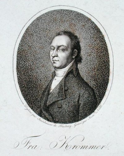 Franz Krommer (1759-1831) Jean Neidl metszet (metszet) alkotó: Gandolph Ernst (after) Stainhauser