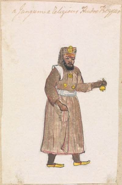 Jungum, vallásos hindu koldus alkotó: Gangaram Chintaman Tambat