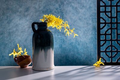 Elegáns forsytia-csendélet alkotó: GaoSL
