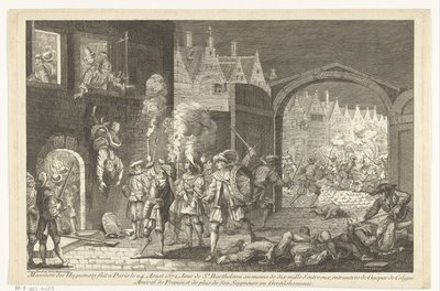 Bartholomeusnacht, 1572 alkotó: Gaspar Bouttats