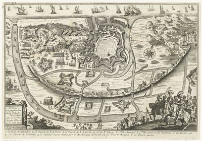 Beleg van Oostende, 1601 Az ostendei villa ostroma és felszámolása Alberto főherceg által 1601-ben (cím a tárgyon) alkotó: Gaspar Bouttats