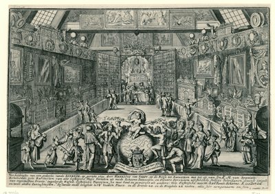 Henricus van Soest lottója Antwerpenben, 1695 alkotó: Gaspar Bouttats