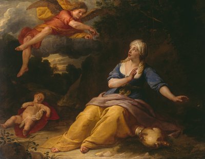 Hágár a sivatagban alkotó: Gaspar De Crayer
