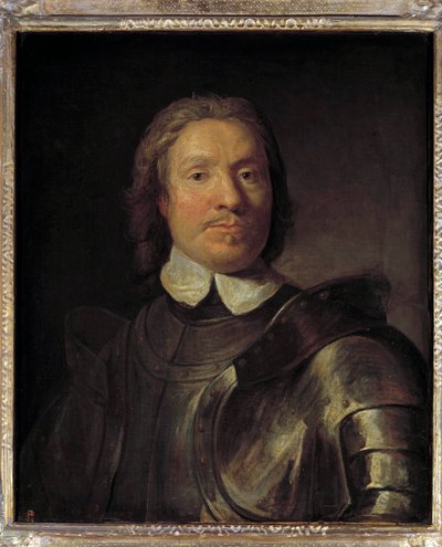 Olivier Cromwell (1599-1658), Anglia Lord protektora portréja Oliver Cromwell részt vett az első angol forradalomban (1641-1649) Gaspard de Crayer (1584-1669) V. festménye. 0,67x0,58 m. alkotó: Gaspar de (after) Crayer