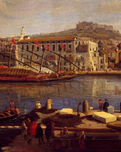 Nápolyi kilátás, Gaspar van Wittel (kb. 1652-1736) alkotó: Gaspar van Wittel
