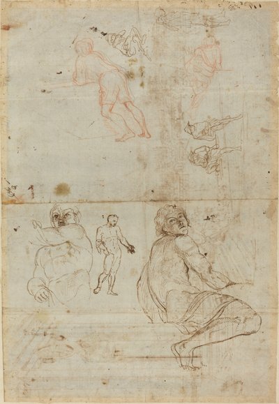 A Farnese-palota és az Élet figurái alkotó: Gaspar van Wittel after Annibale Carracci