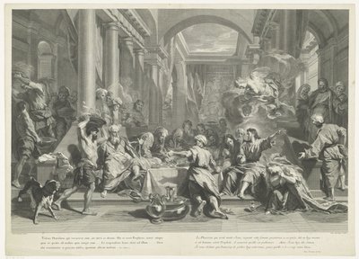 Krisztus Simon farizeus házában alkotó: Gaspard Duchange