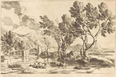 Római táj alkotó: Gaspard Dughet