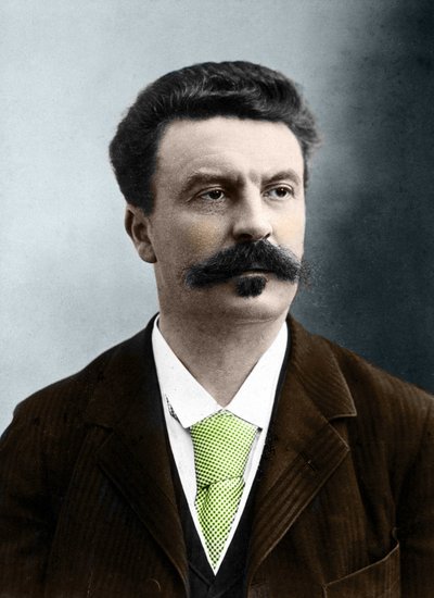 Guy de Maupassant (1850-1893), Nadar francia író. alkotó: Gaspard Felix Tournachon Nadar