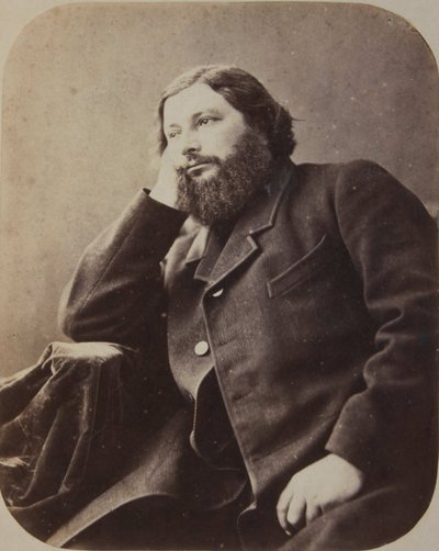 Gustave Courbet, 1866 körül. alkotó: Nadar