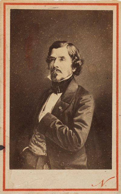 Eugene Delacroix portréja 1798-1863, 1858. alkotó: Gaspard Félix Nadar