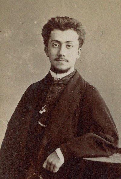 Alexandre Luigini zeneszerző portréja 1850-1906. alkotó: Gaspard Félix Nadar