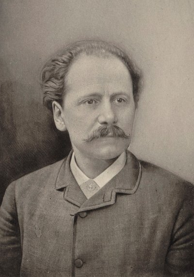 Jules Massenet zeneszerző portréja 1842-1912, 1890. alkotó: Gaspard Félix Nadar