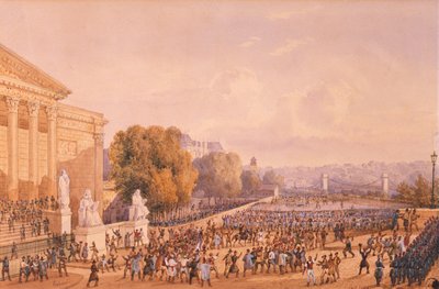 Felkelés a Palais Bourbon előtt, 1848. május 15 alkotó: Gaspard Gobaut