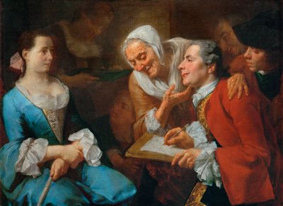 Seance de portrait - Ülés egy portréhoz ... alkotó: Gaspare Traversi
