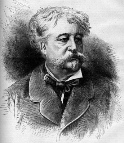 Jules Noriac (1827-1882) francia író, kritikus és újságíró portréja. G. Vuillier metszete a „” Le Monde Illustré”” 1332. számában, október 7-én alkotó: Gaston Vuillier