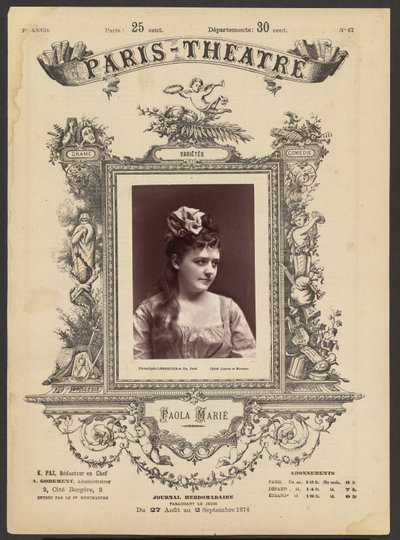 Párizsi színház: Paola Marie alkotó: Gaston and Mathieu and Cie.