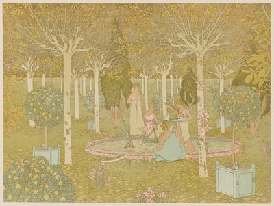 Park, 1897. alkotó: Gaston de Latenay