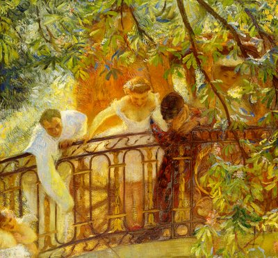 Várakozó kocsi, alkotó: Gaston de Latouche