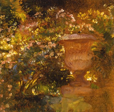 Kerti jelenet alkotó: Gaston de la Touche