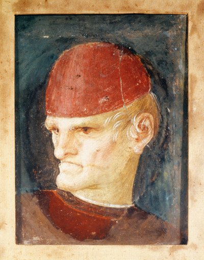 Olaszország, Varallo, Fragment of a fresco of a fej alkotó: Gaudenzio Ferrari