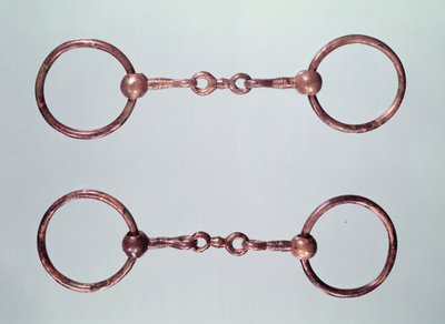 Lószerszámok, La Gorge-Meillet-ből, I. Tene (Kr. e. 475-0 körül) (bronz) alkotó: Gaulish