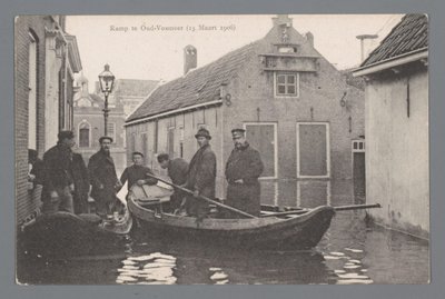 Katasztrófa Oud-Vossemeernél 1906. március 13-án alkotó: Gebroeders van Straaten
