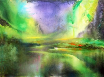 Aurora borealis alkotó: Geert Bordich