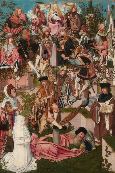 A fa Jesse (A szent fa). 1500 körül alkotó: Geertgen Tot sint Jans