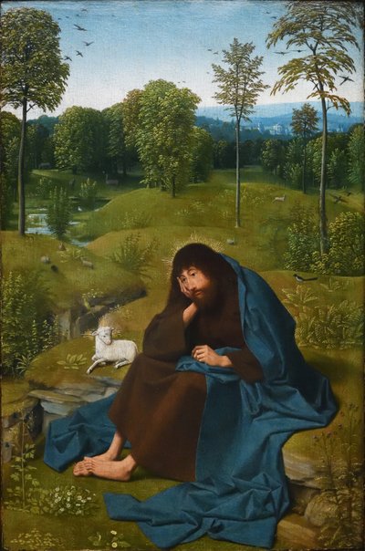 Keresztelő János a pusztában alkotó: Geertgen Tot sint Jans