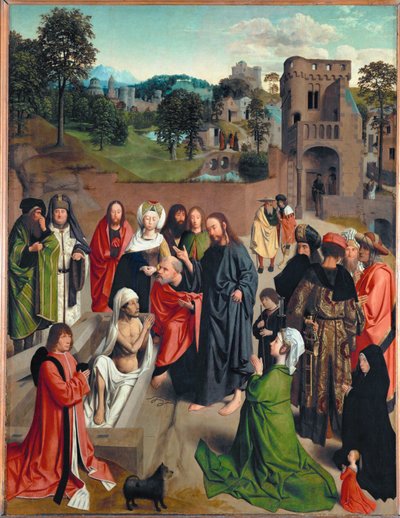 Lázár feltámadása ... alkotó: Geertgen Tot sint Jans