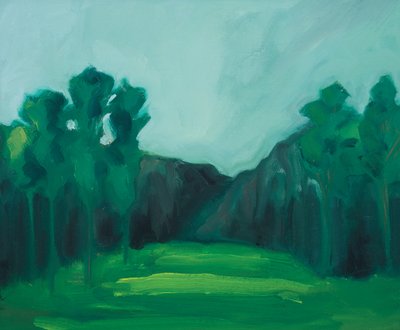 Kert 1, 2019 (olaj, vászon) alkotó: Genevieve French