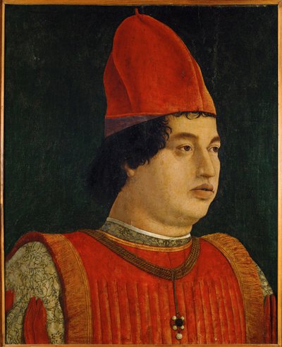 Gianfrancesco Gonzaga, mantovai márki, uralkodó ... (olaj, fa) alkotó: Gentile Bellini