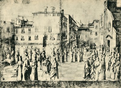 Felvonulás Velencében, 15. század közepe-vége, 1943. alkotó: Gentile Bellini