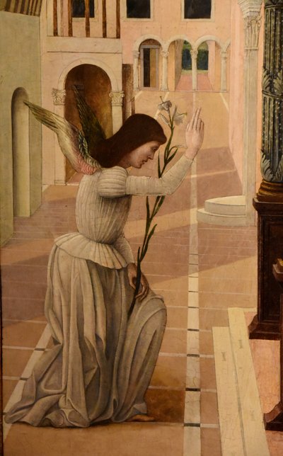 Az Annunciáció alkotó: Gentile Bellini