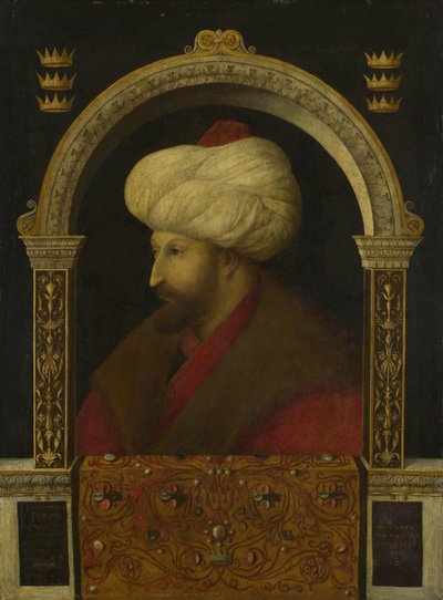 Mehmet II. szultán alkotó: Gentile Bellini