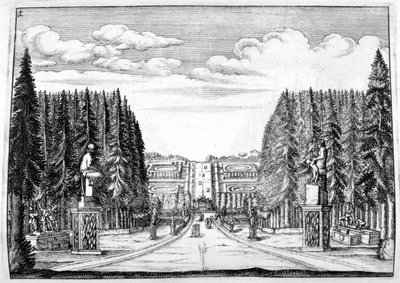 Kastély- és kerttervezés, 1664 alkotó: Georg Andreas Bockler