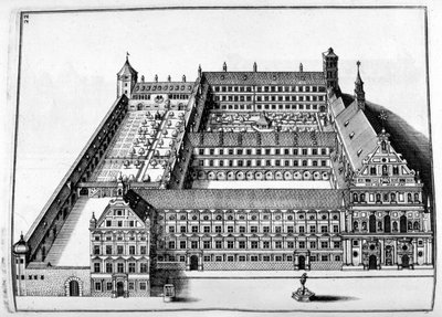 Kastélyterv, 1664 alkotó: Georg Andreas Bockler