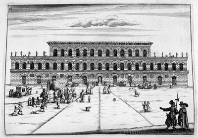 Kastélyterv, 1664 alkotó: Georg Andreas Bockler
