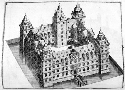 Kastélyterv, 1664 alkotó: Georg Andreas Bockler